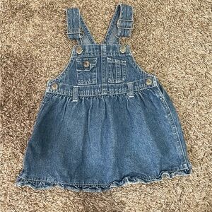 VINTAGE Denim Kids Overall Dress
